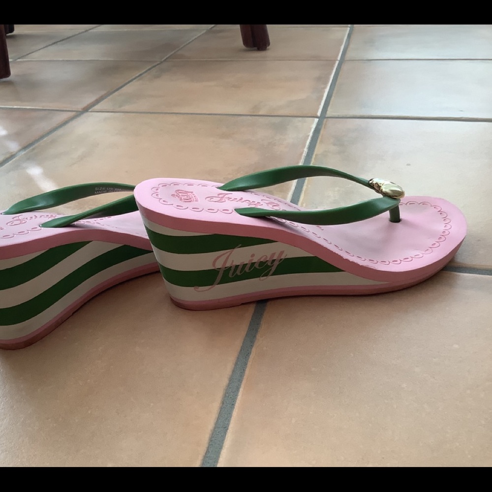 Juicy Couture Laney Wedge Flip Flop
